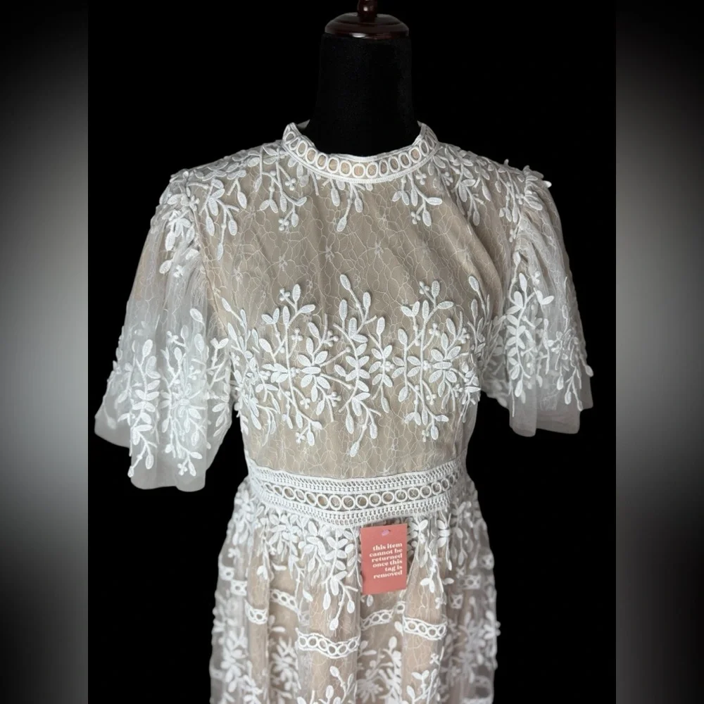 Ivy City Sicily Dress with Flutter Sleeves NWT - Picture 11 of 16